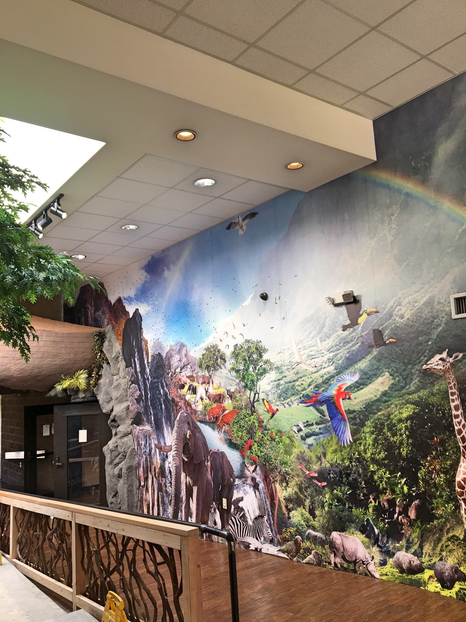 Spring Valley Baptist Noah’s Ark immersive mural