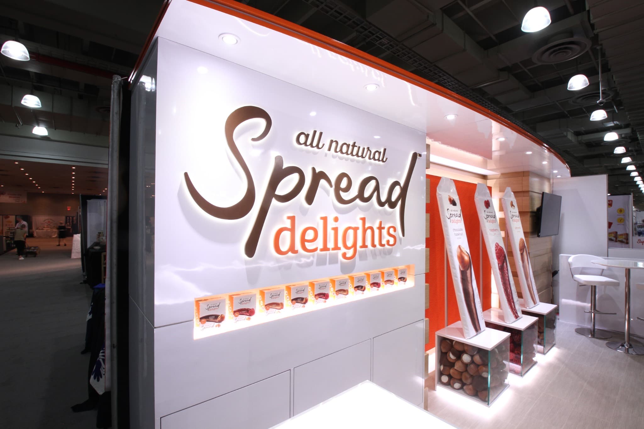 Finished International Delights booth angle